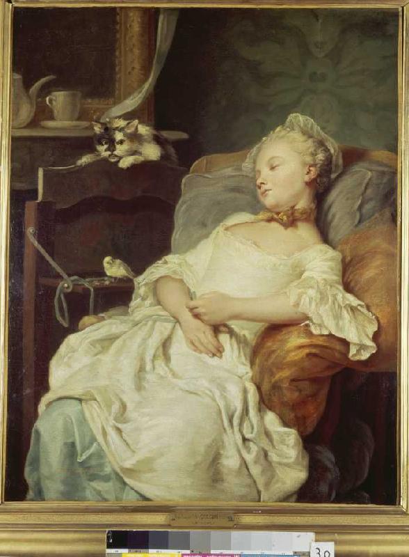 Resting girl from Jean François Colson