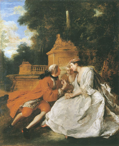 the game of Pied-de-Boeuf from Jean François de Troy