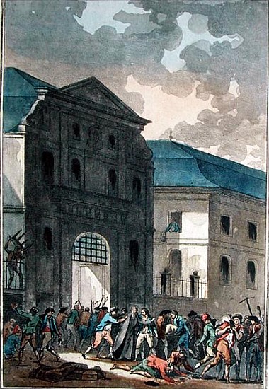 The Pillage of the Saint-Lazare Convent, 13th July 1789 from Jean-Francois Janinet