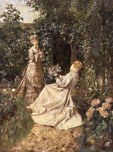 In the Garden from Jean François Raffaelli
