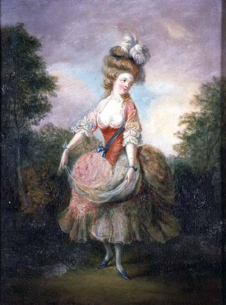 Dancer with a Feather Hat from Jean Frederic Schall