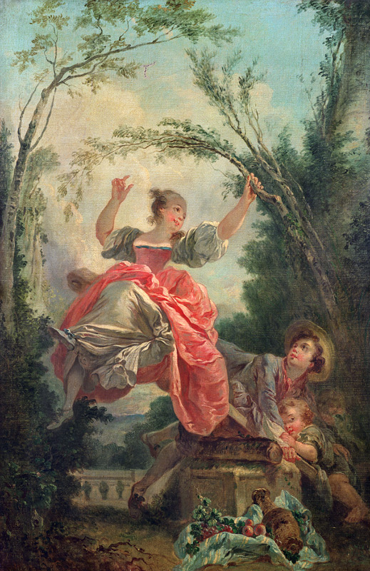 The See-saw from Jean Honoré Fragonard