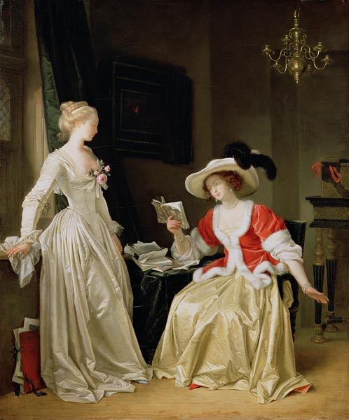 the reader (painted with Marguerite Gérard) from Jean Honoré Fragonard