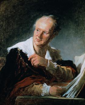 Portrait of Denis Diderot (1715-84)