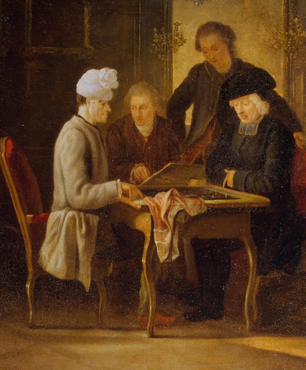 Voltaire at a Chess Table from Jean Huber