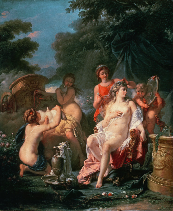 Venus at her Toilet from Jean Hugues Taraval