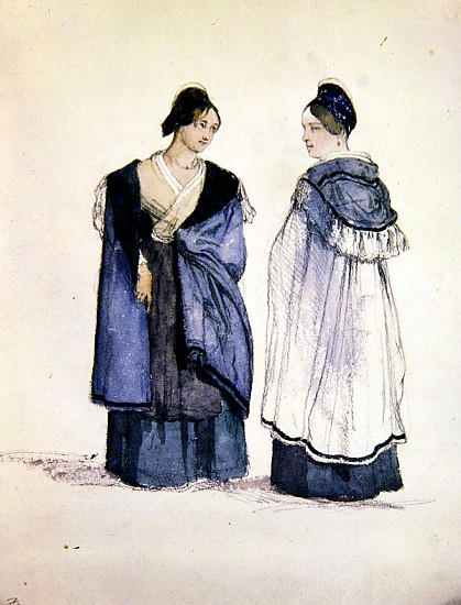 Inhabitants of Arles during the time of Daudet and Bizet from Jean Joseph Bonaventure Laurens