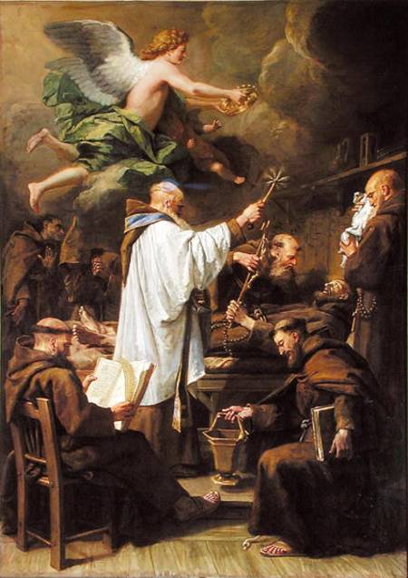 The Death of St. Francis from Jean Jouvenet