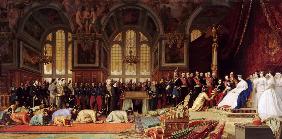 Reception of the Ambassadors of Siam by Napoleon III at the Palace of Fontainebleau on June 27, 1861