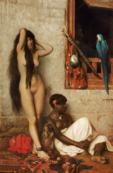 The Slave for Sale, 1873 (oil on canvas) from Jean-Léon Gérome