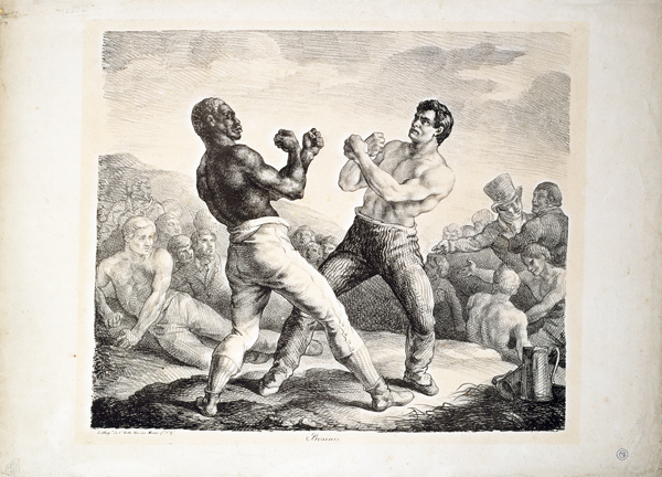 Boxeurs / Faustkämpfer from Jean Louis Théodore Géricault