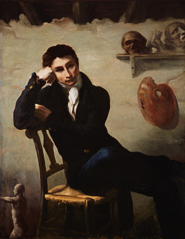 Portrait of an Artist in his Studio from Jean Louis Théodore Géricault