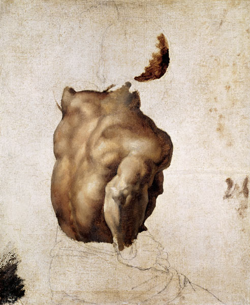 Study of a Torso for The Raft of the Medusa from Jean Louis Théodore Géricault