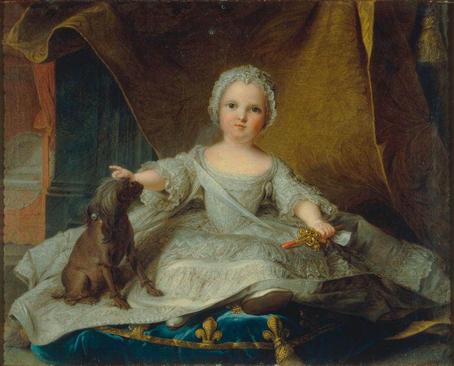 Portrait of Marie Zephyrine of France from Jean Marc Nattier