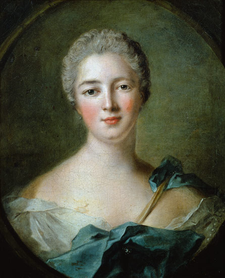 Madame de Pompadour (1721-64) from Jean Marc Nattier