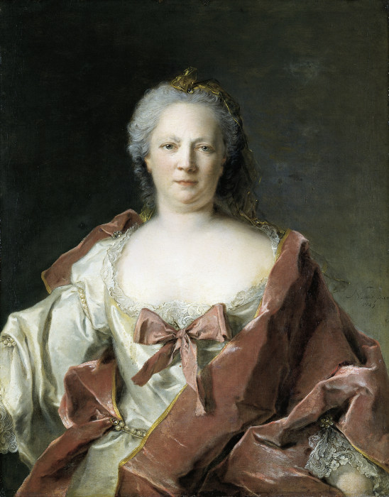 Portrait of Anna Elisabeth Leerse from Jean-Marc Nattier