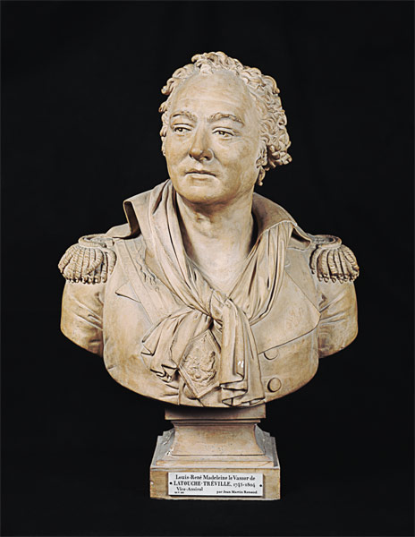 Bust of Louis de La Touche-Treville (1745-1804) from Jean Martin Renaud
