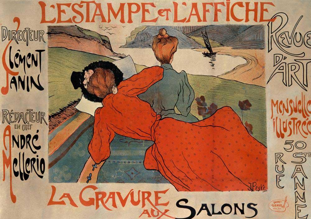 L’ESTAMPE ET L’AFFICHE / LA GRAVURE AUX SALONS (…) from Jean Misceslas Peske