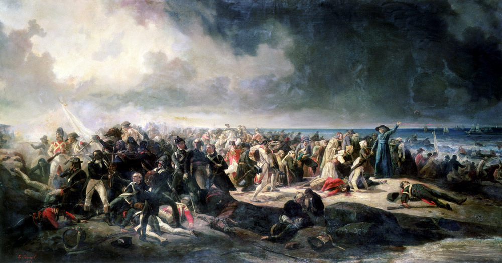 Scene of the Landing at Quiberon in 1795 from Jean Sorieul