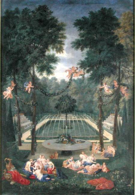 Groves of Versailles, view of the Marais with Venus and Echo from Jean the Younger Cotelle
