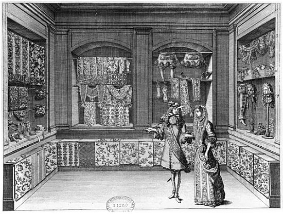 The Shop of Galanteries, illustration from ''Recueil d''ornements'', late 17th century from Jean II (the Younger) Berain