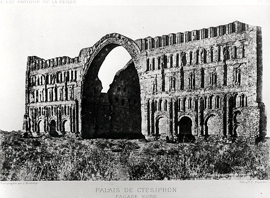 The Palace of Ctesiphon, from ''L''Art Antique de la Perse'' Marcel Dieulafoy, published 1884-85 from Jeanne Dieulafoy