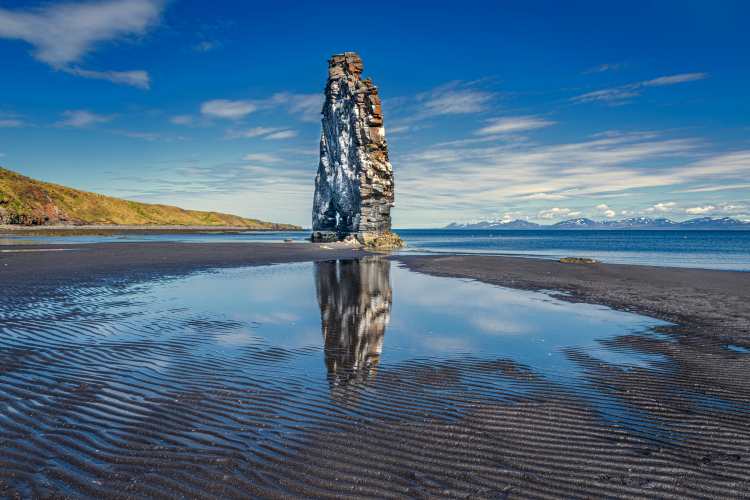 dinosaur rock in northwestern Iceland from Jeffrey C. Sink
