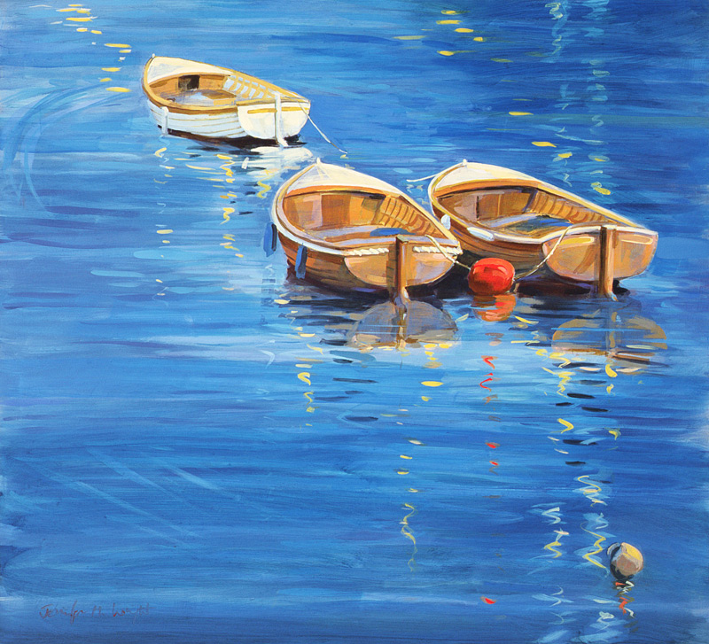 Moored Dinghies from Jennifer Wright