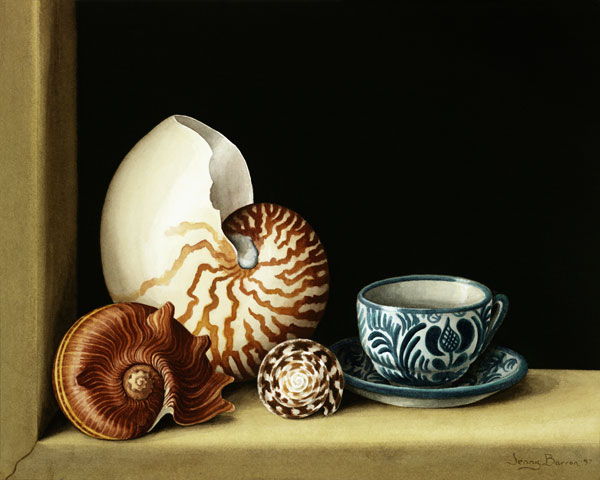 Still life with Nautilus, 1998 (w/c on paper)  from Jenny  Barron