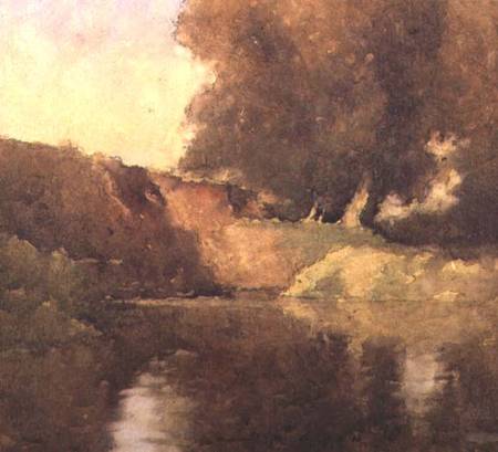View of Trees by a Creek from Jesse Jewhurst Hilder