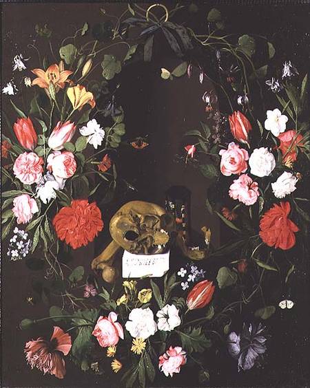 Vanitas Still Life with Flowers from J.H. Elers