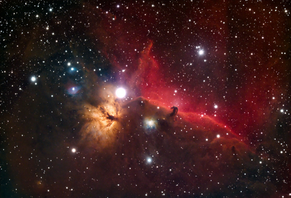 IC434 Horsehead &amp;Flame Nebula from Jianshu