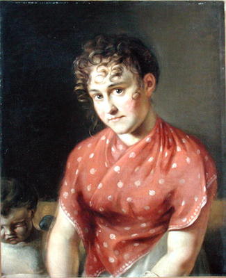 The Artist's Wife (oil on canvas) from Joachim Faber