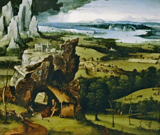 Landscape with St. Jerome from Joachim Patinir
