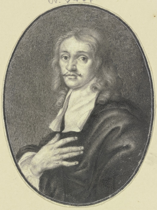 Bildnis des Bildhauers Melchior Barthel im Oval from Joachim von Sandrart