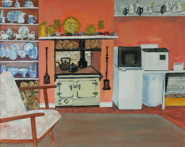Cottage Kitchen,Red Cottage Studios,Suffolk with Rayburn from Joan  Thewsey