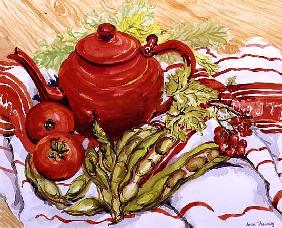 The Red Teapot (w/c on paper) 