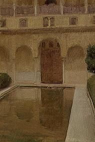 Patio de of La Alberca, Granada. from Joaquin Sorolla