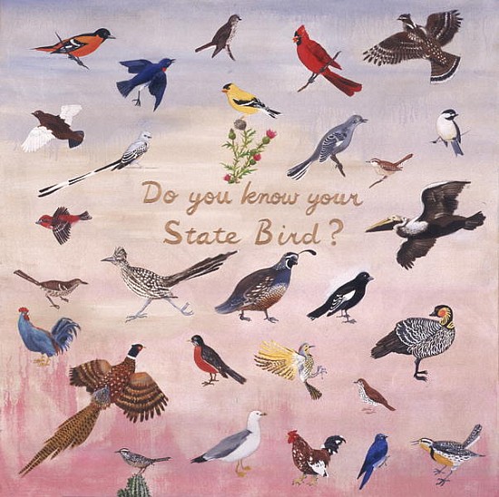 Do You Know Your State Bird?, 1996 (oil on canvas)  from Joe Heaps  Nelson