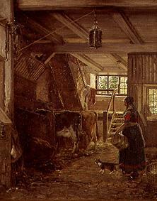 Scene in the stable from Jörgen Pedersen Roed
