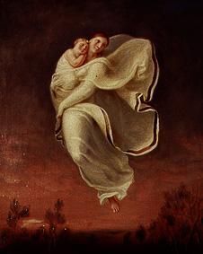 Unresolved female figure with a sleeping child from Joh. Heinrich Wilhelm Tischbein