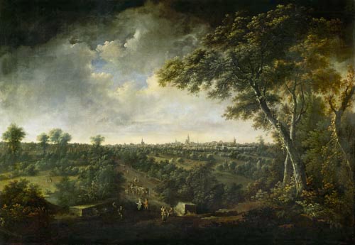 Leipzig, seen by Lindenau from Johann Alexander Thiele