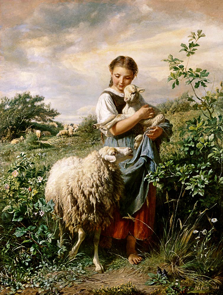 The little shepherdess from Johann Baptist Hofner