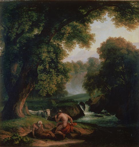 Landschaft mit Merkur, Argus und Io from Johann Christian Reinhart