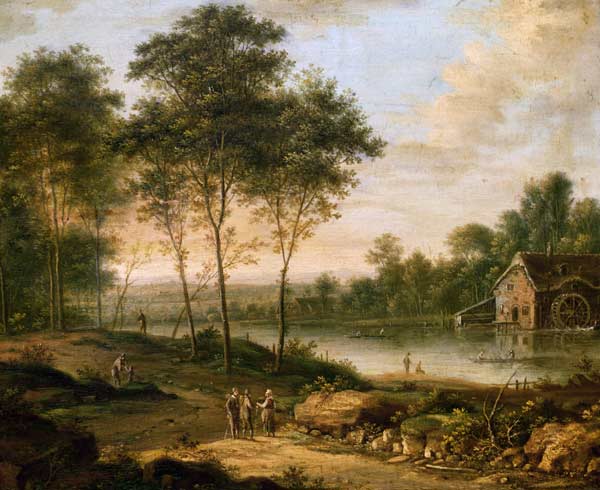 Landscape with a Mill from Johann Christian Vollerdt