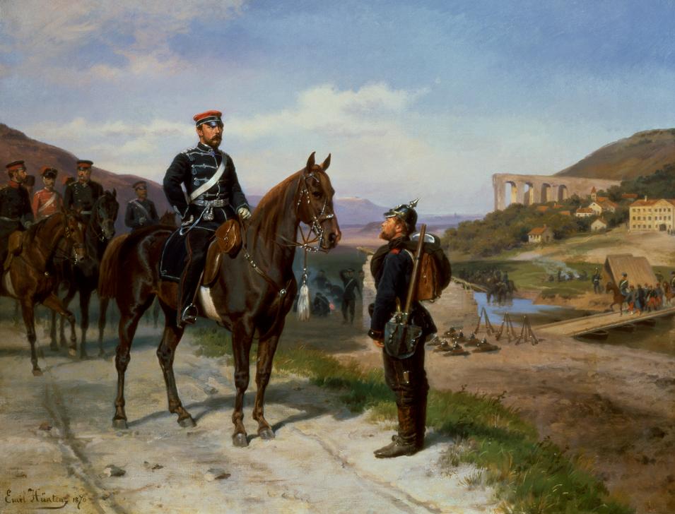 Begegnung mit Prinz Friedrich Karl von Preußen from Johann Emil Hünten