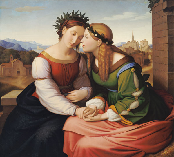 Italia and Germania (Sulamith and Maria) from Johann Friedrich Overbeck