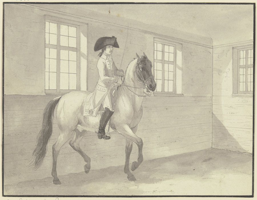 Reiter in einer Reitschule from Johann Georg Pforr