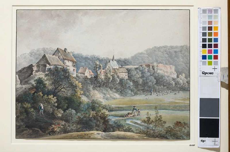 Blick auf Adolfseck im Rheingau from Johann Georg von Dillis