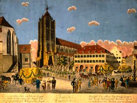 Reaping feast in Ulm on August 5th from Johann Hans